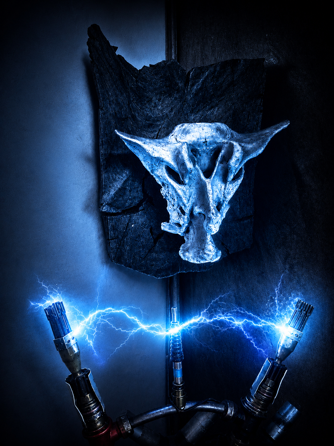 Bones and electric arc