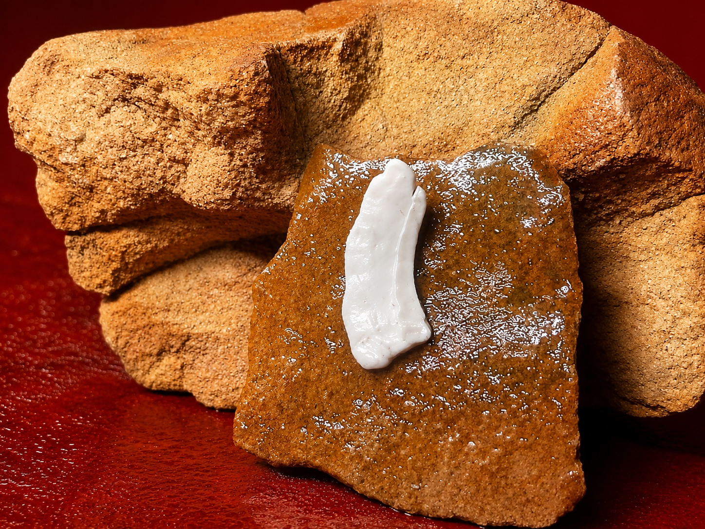Shelll on Sandstone