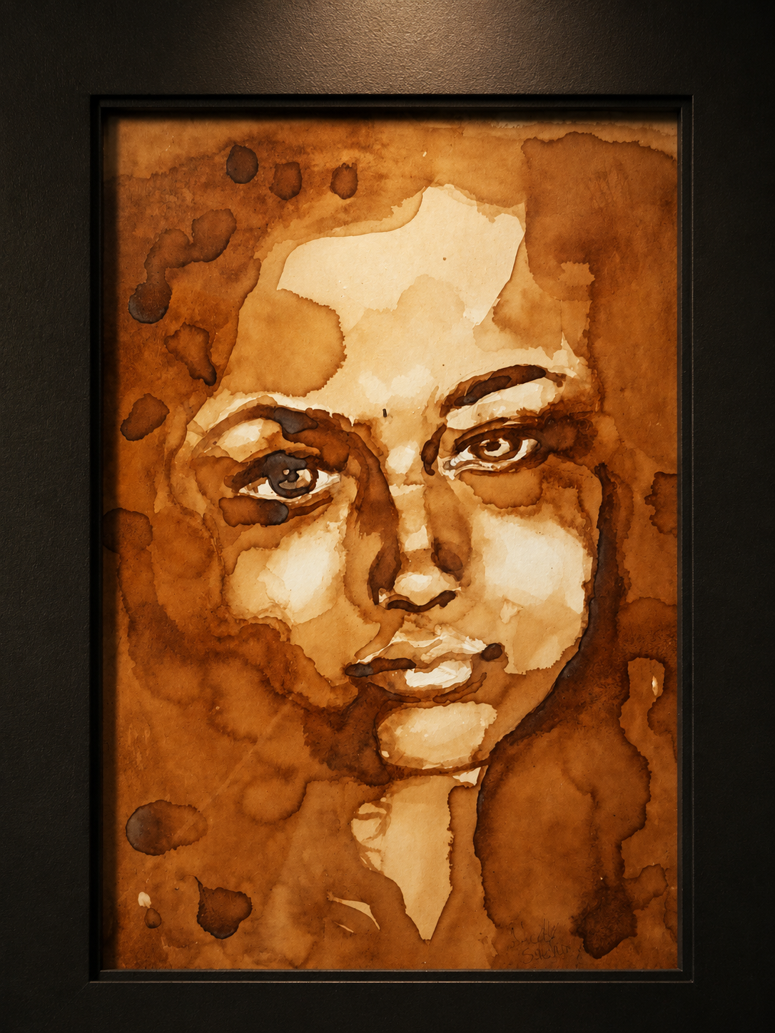 Ana de Armas in coffee